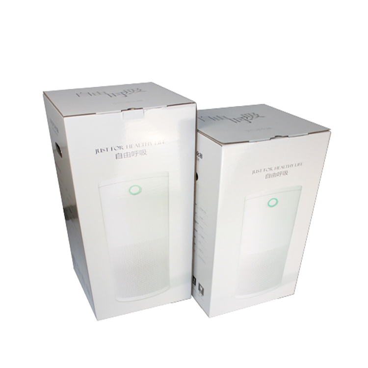 Appliances Self Erecting Boxes , AB Flute White Custom Cmyk Boxes
