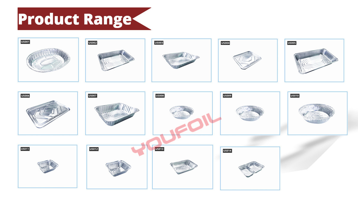 Freezer Safe Disposable Aluminum Foil Container 7inch Eco Friendly