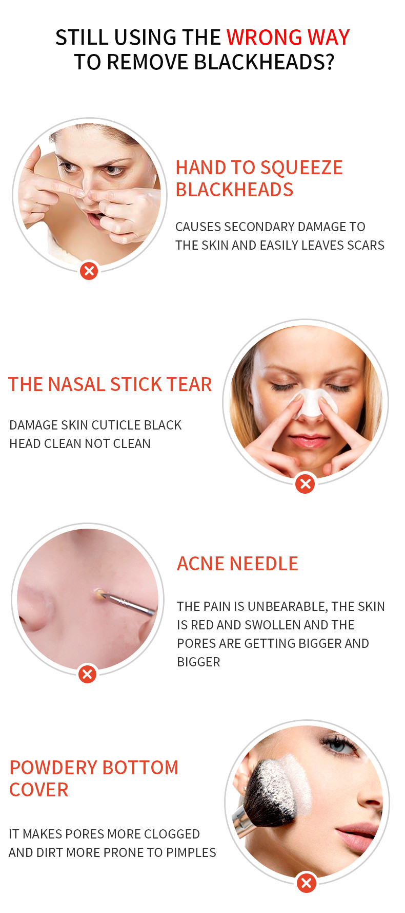 USB Rechargeable Comedone Acne Electric Blackhead Remover