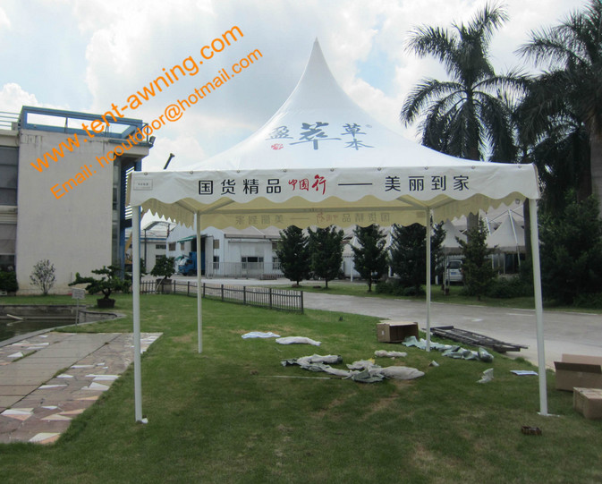 Aluminum Outdoor Pyramid Tent, Waterproof, Fireproof Tent for Event Party