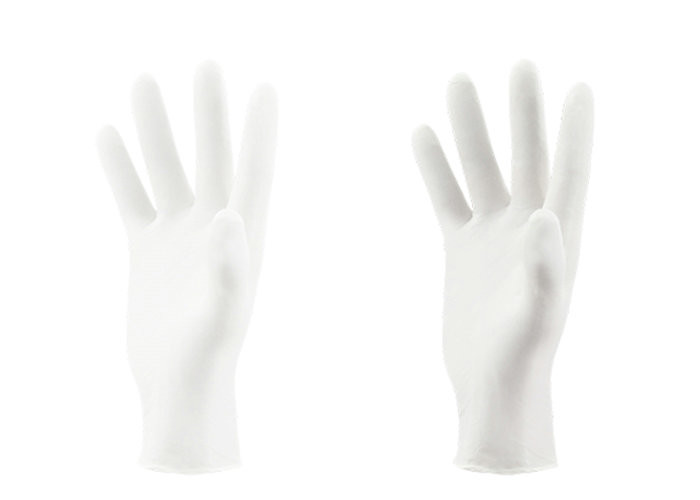 Textured Nitrile Rubber Gloves Good Sensitivity Disposable Nitrile Gloves
