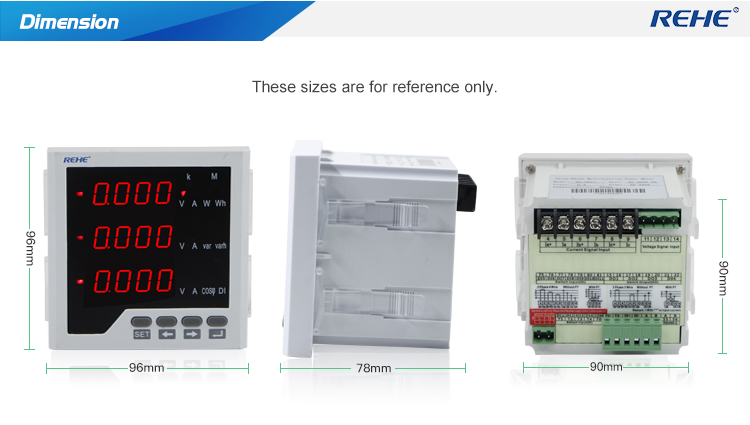 Display Simple Operation CN-3D3J Multi-function Digital Display Table Remote Control Meters
