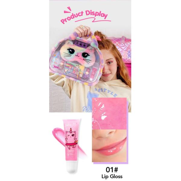 Birthday Party Beauty Set Girls Makeup Kit Non-toxic Children Real Cosmetic Pretend Play Toys