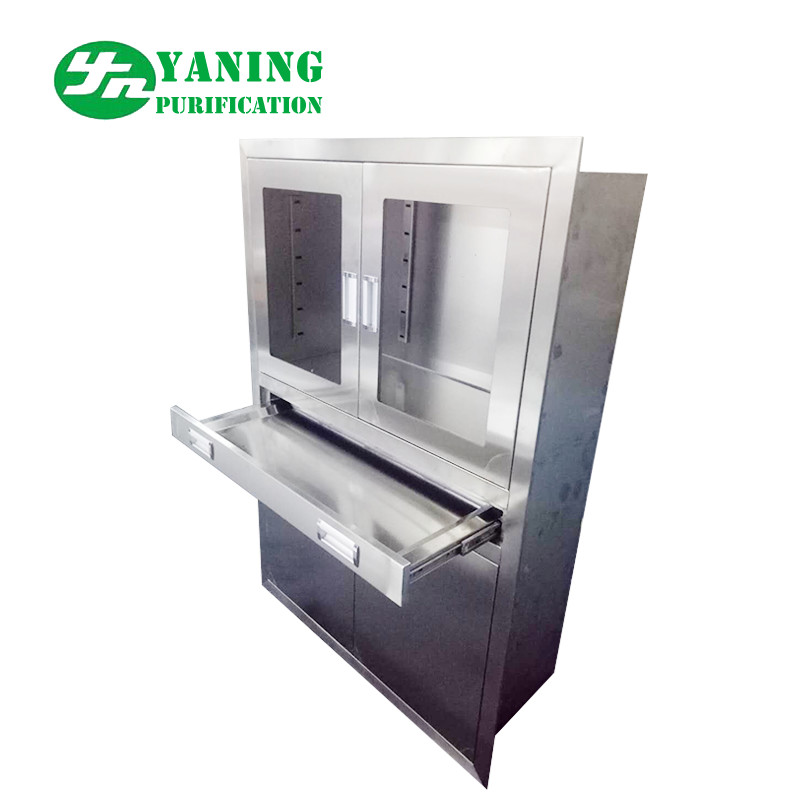 Sus304 Hospital 0.8mm Stainless Steel Medical Cabinet For Operating Room