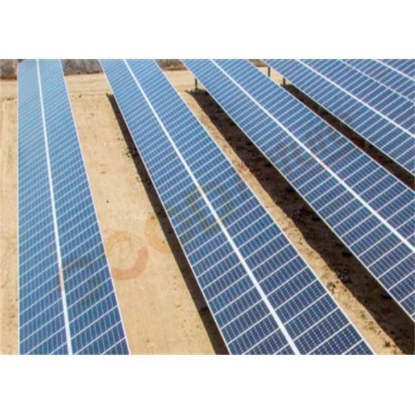 Automatic 1 Axis Solar Tracker Mounting Structure 60 Degree