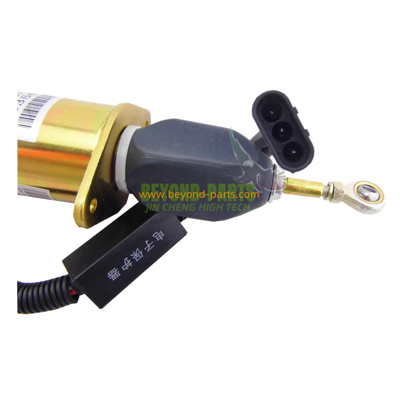 Daewoo DH300-7 6CT Excavator Engine Stop Flanrout Solenoid Valve 3935650