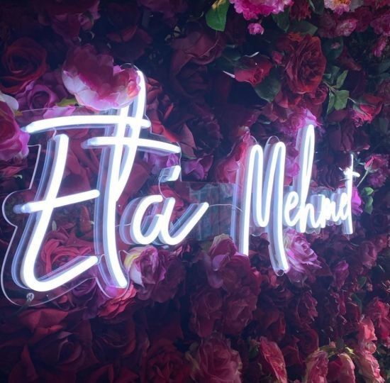 Silicone 35cm LED Neon Signs 35cm Silicone 3d Led Letter Signs
