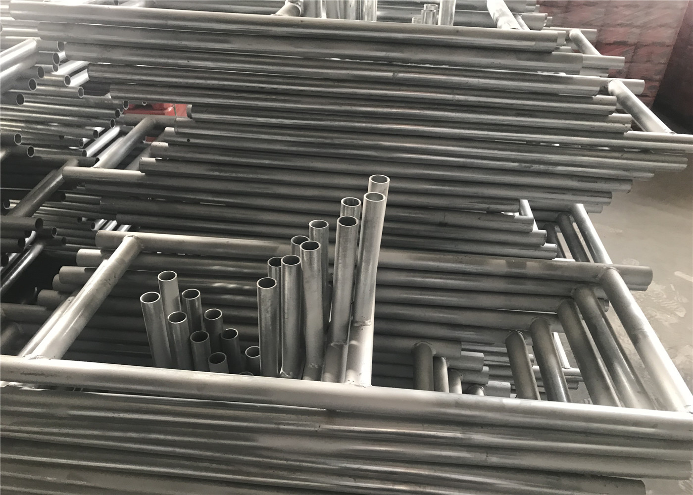 Chain Link Construction Fencing Panels 6'x10'/9.5' Mesh 2.25"x2.25" diameter 3.00mm Hot dipped Galvanized