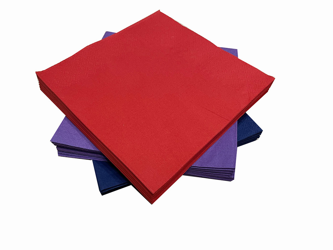 17gsm Disposable Color Paper Napkin For Holdiday Party Weeding Party
