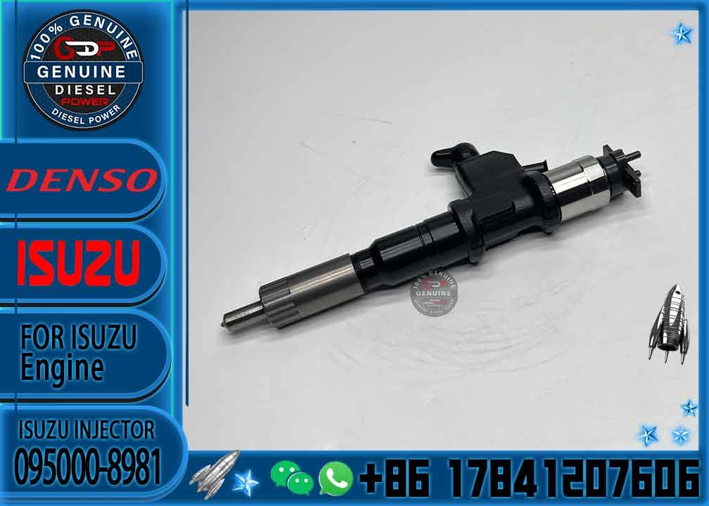 High Quality New Diesel Common Rail Fuel Injector 095000-8981 For ISUZU 6WG1