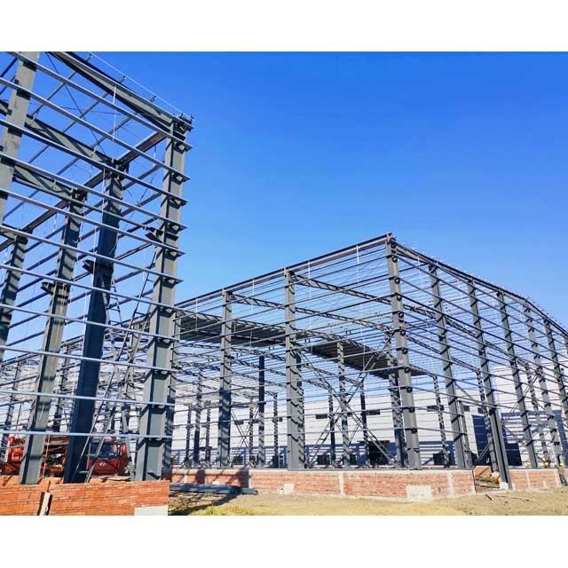 High Quality Light Steel Structure Factory Building Frame For Industrial Production Building Warehouse