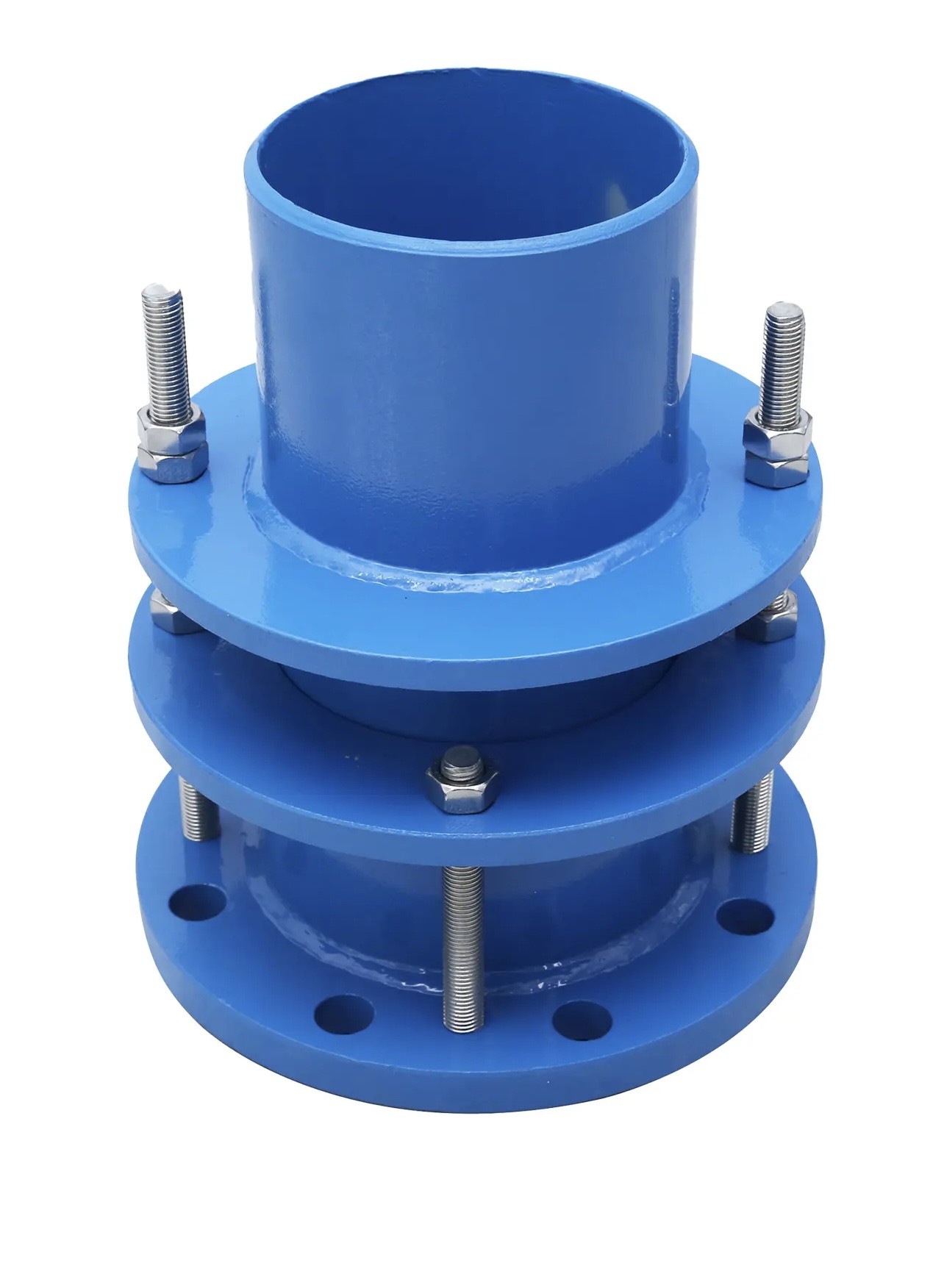 Pipe fittings double flange flexible coupling stainless steel dismantling joint