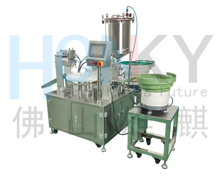 Automatic Massage Cream Paste Filling And Capping Machine For Daily Chemical