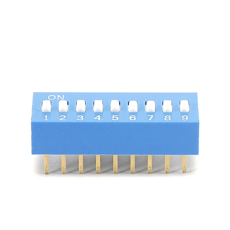 0.1A 50VDC slide type plastic 9 position dip switch 2 buyers