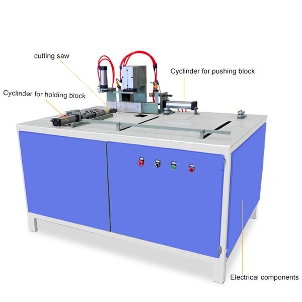 Automatic Sawdust Wood Pallet Block Cutting Machine