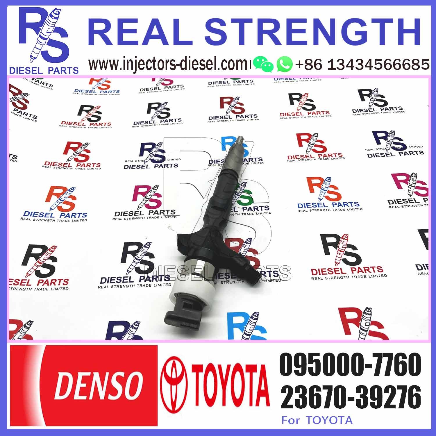 Good Quality Diesel Engine Parts 23670-30050 Common Rail Fuel Injector Assembly 095000-5663