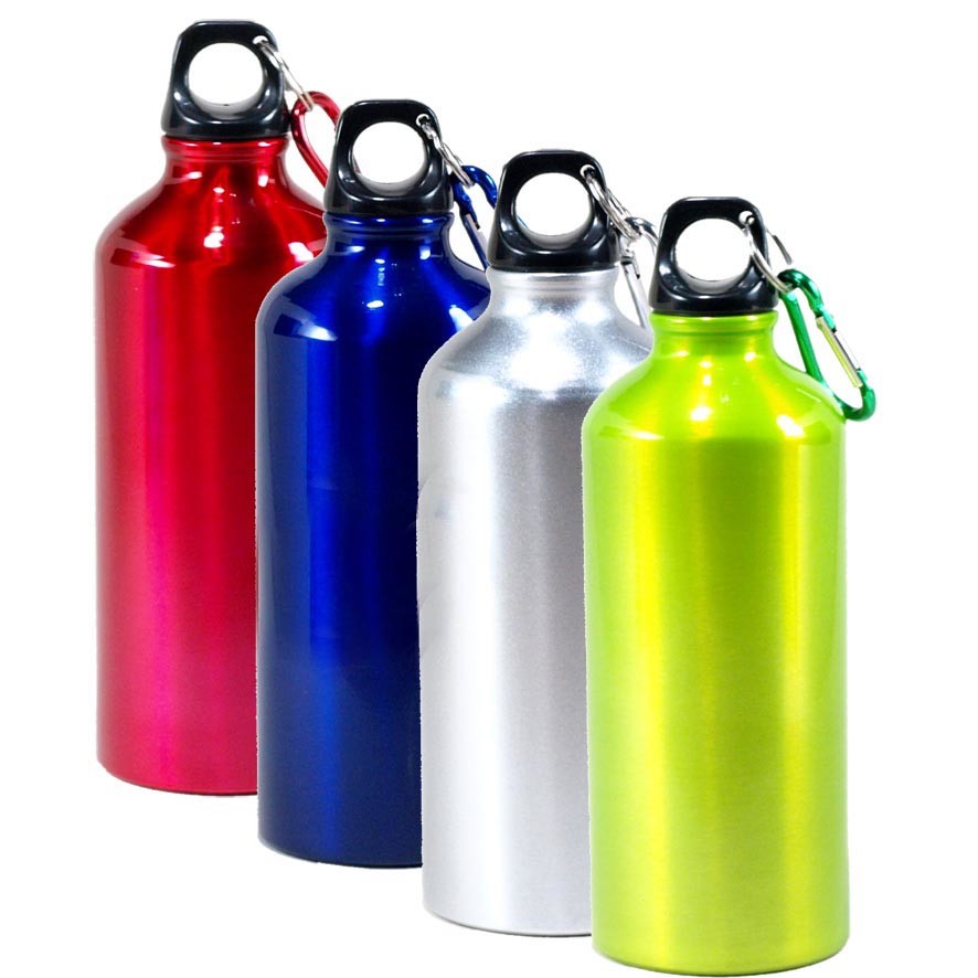Colorful Single Wall Stainless Steel Water Bottle , Laser Printing Metal Sport Bottle