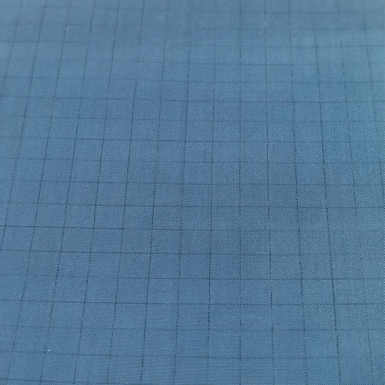 Polyester Carbon Fiber 5mm Grid ESD Anti Static Fabric For Cleanroom