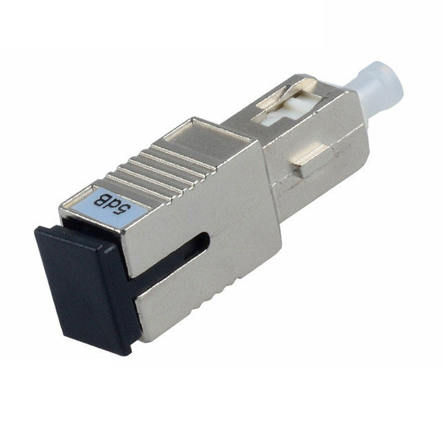 Male - Female Fiber Optic Attenuator Single Core 1 - 30dB With Metal Material