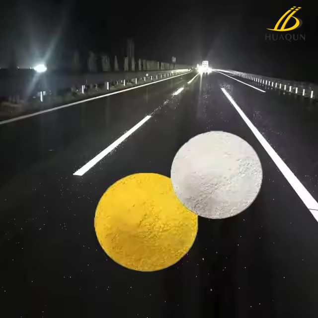 High Reflectivity And Durability Winning Combination Of Reflective Glass Beads For Road Marking