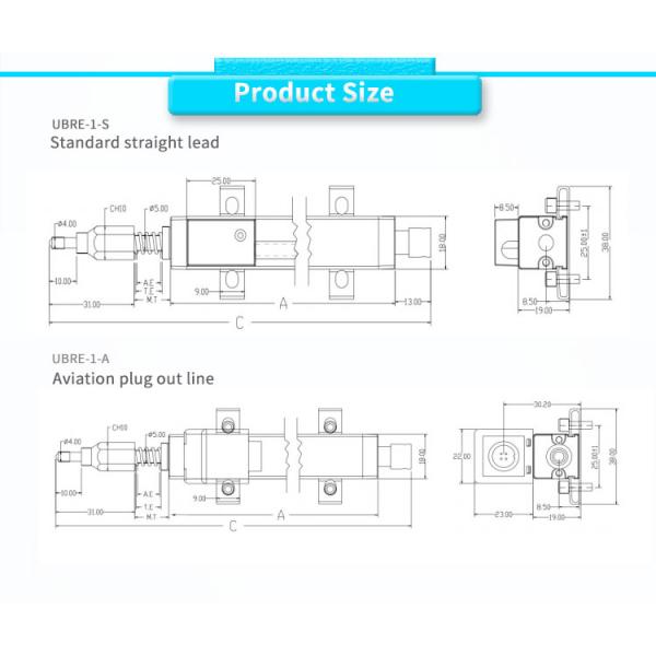 UBRE-1Y Resistance Type Deformation Measurement Sensor For Aviation And Automobile