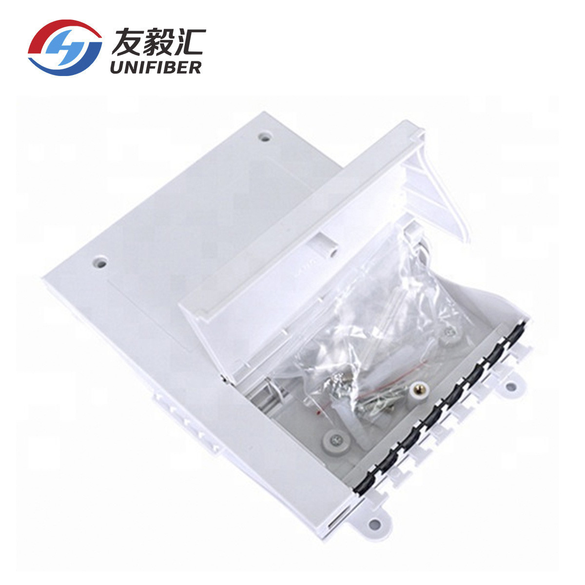 ABS 8 Ports SC Anti UV FTTH Fiber Optic Termination Box