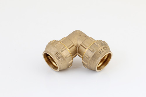 Good quality brass Tee compression fittings for pe pipe