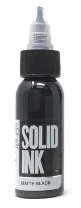 Matte Black Solid Ink Tattoo Ink Faster Coloring 30ML 60ML For Permanent makeup