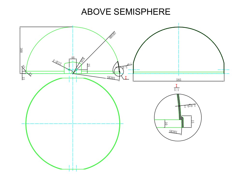 600mm Glass Fiber 6.3KG Aircraft Warning Sphere