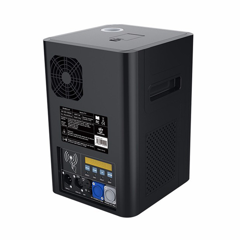 High quality CE RoHs FCC UL Listed Wireless DMX Firework Professional Spark Vertical Machines