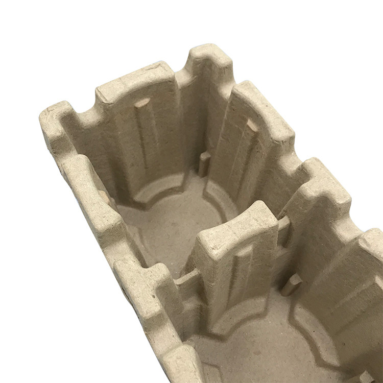 Recycled Moulded Pulp Tray Electronics Corrugated Cardboard Hamper Dry Press Trays