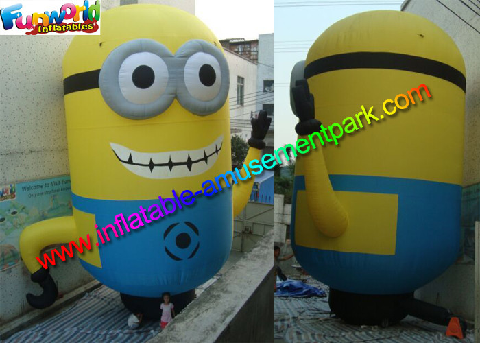 PVC Coated Nylon Advertising Inflatables Replica Minion Inflatable Minion Model