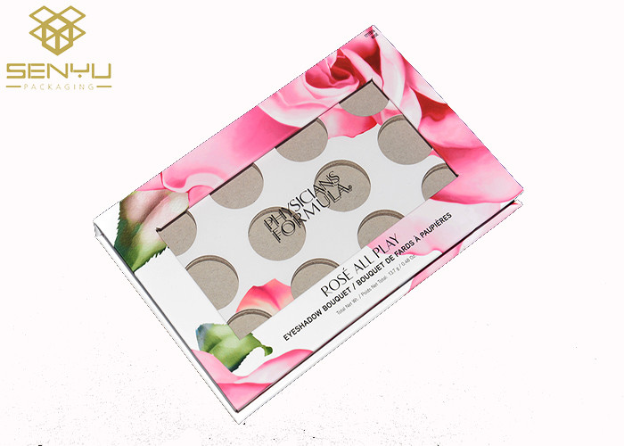1200g Grey Custom Cosmetic Packaging Boxes Luxury Cardboard Eyeshadow Packaging