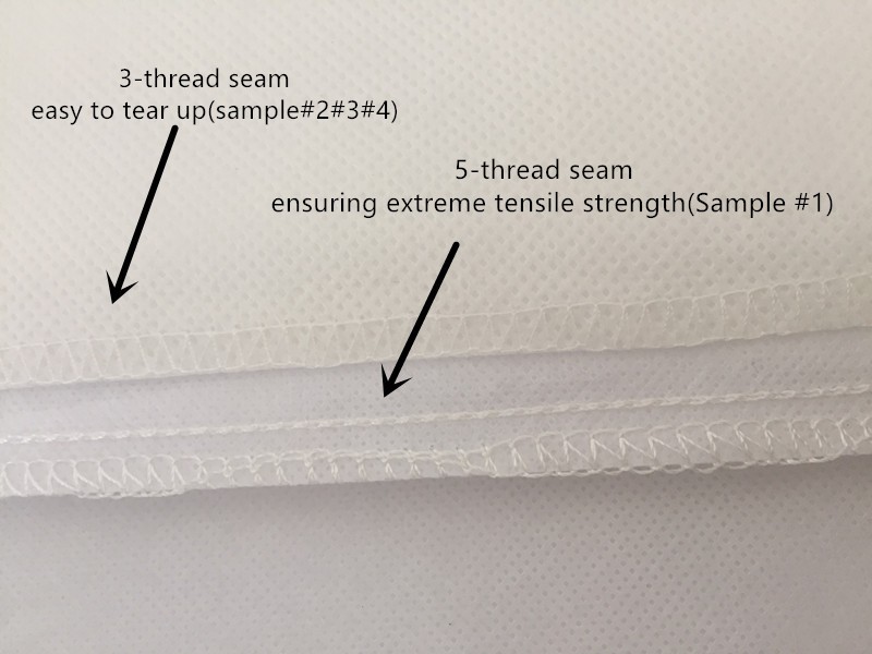 High Tensile Strength Disposable Lab Coats Non Woven Fabric With Two Pockets