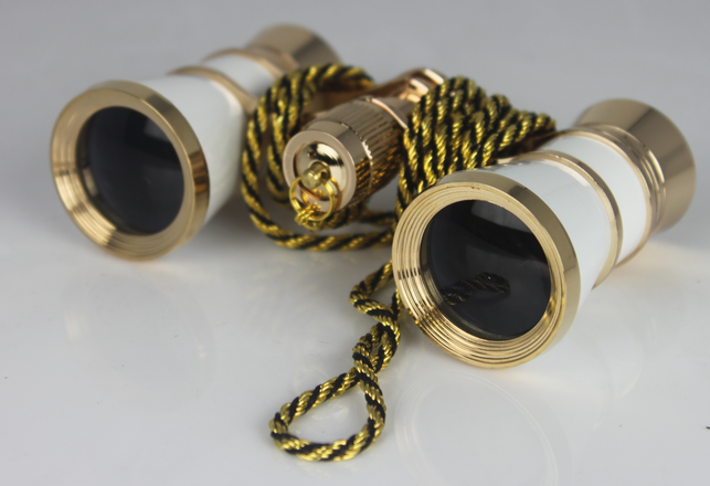 3X Magnification Antique Telescope Binoculars For Theater Indoor Viewing