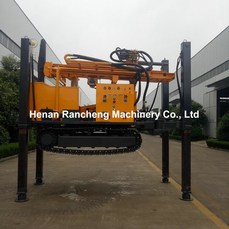 76KW Engine Water Well Drilling Machine 260m Depth Water Drilling Equipment