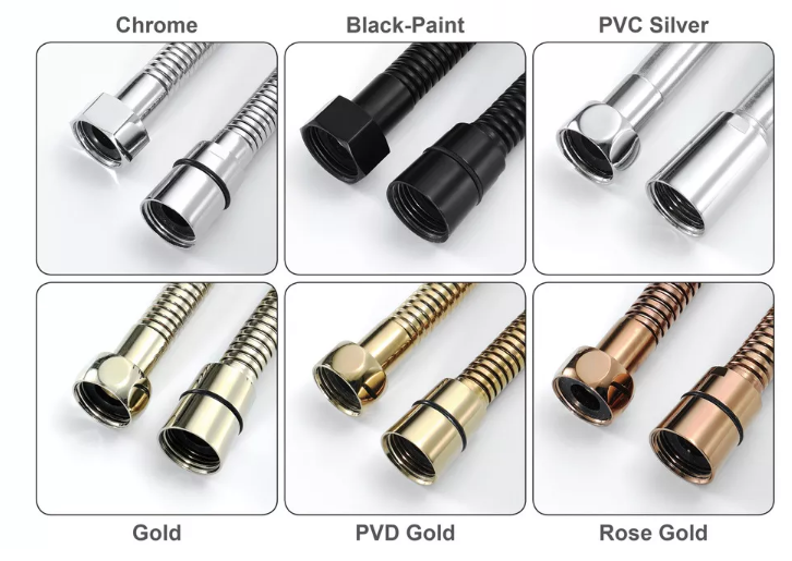 High Pressure Stainless Steel Flexible Shower Hose For Bathroom And Bidet Shower Sale
