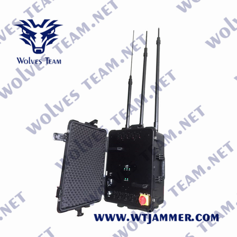 12 Bands Full Frequency Waterproof Outdoor Jammer 1200W Cell Phone Signal Jammer