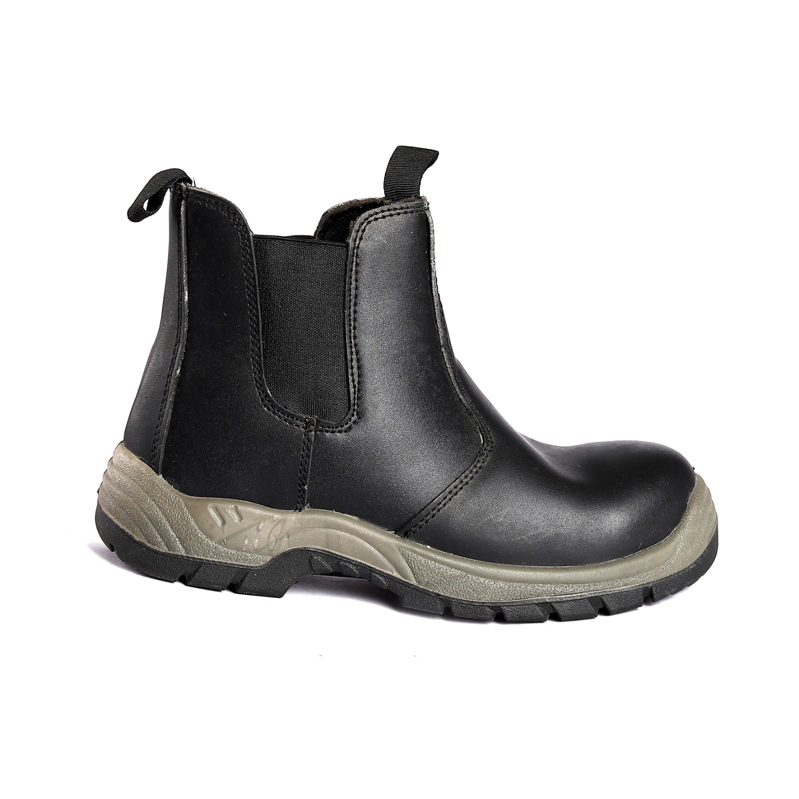 Shengjie OEM Tongue Nylon Fabric Gusset Safety Boots with PU Sole and Steel Toe Work Shoes