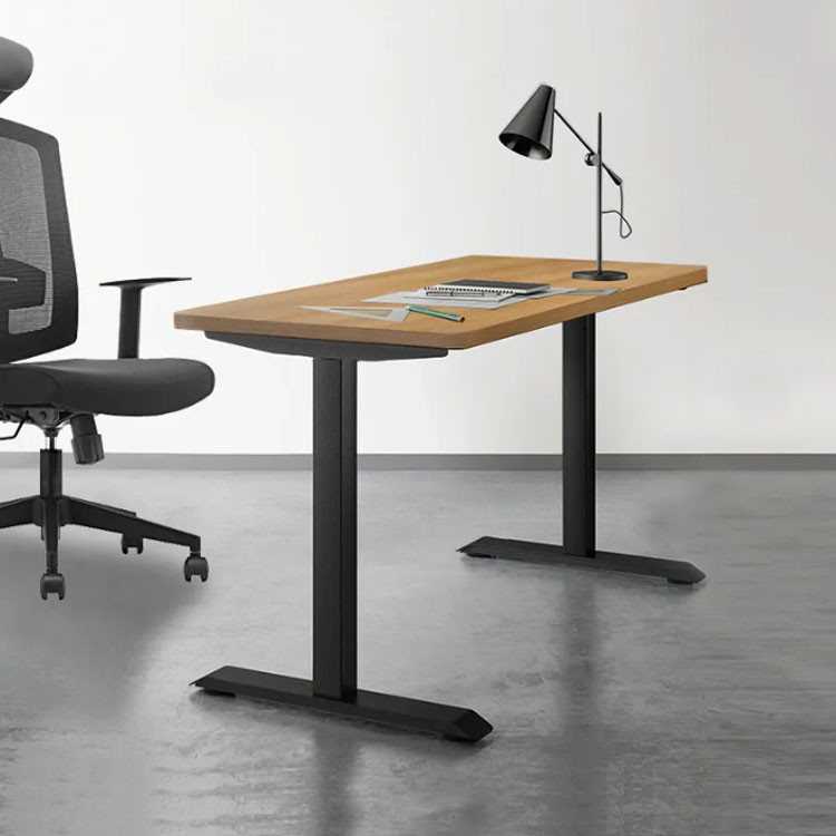 Thickness 25mm Modern Computer Desks Office Writing Desk With Melamine Panels
