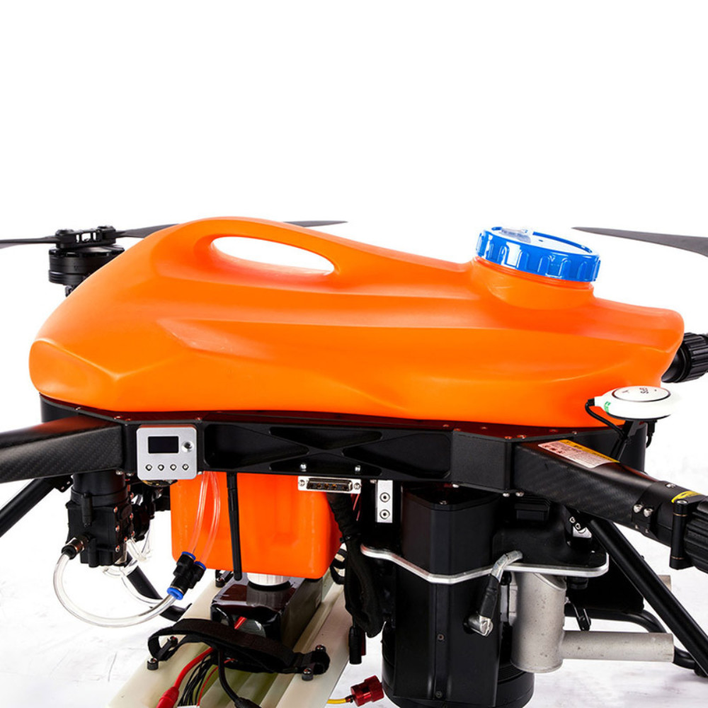 Agriculture 4L Tank Gasoline Hybrid Drones Multi Rotor 16 Liter Pesticide Box HXF16