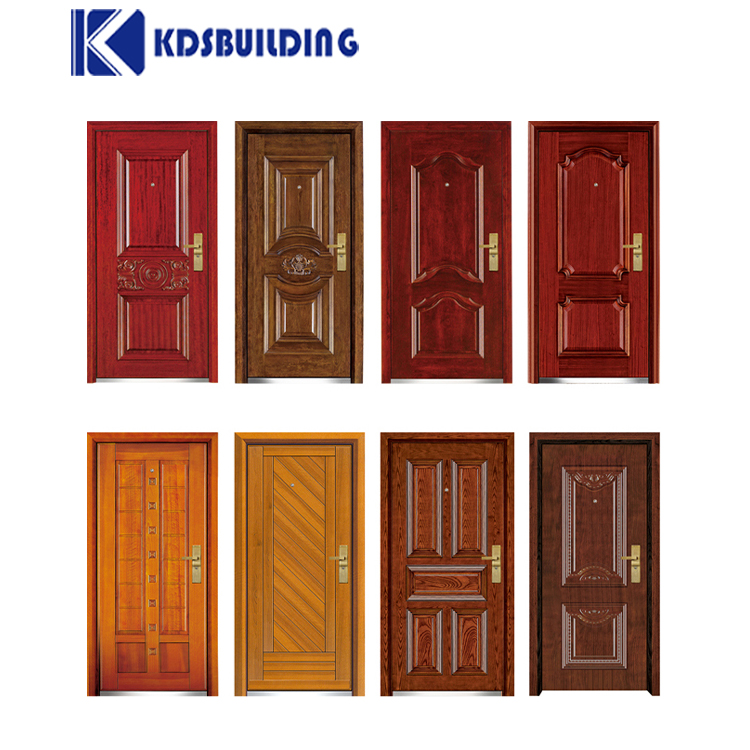House Wooden Single Door Home Hotel Interior Bullet Proof Front Door