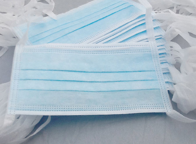Customized Size Comfortable Face Mask Disposable , Non Woven Surgical Mask 3 Ply
