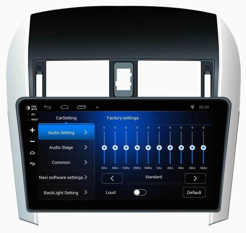 Ouchuangbo auto gps media kit stereo android 8.1 for Toyota Corolla 2007-2011 support USB SWC AUX touch screen