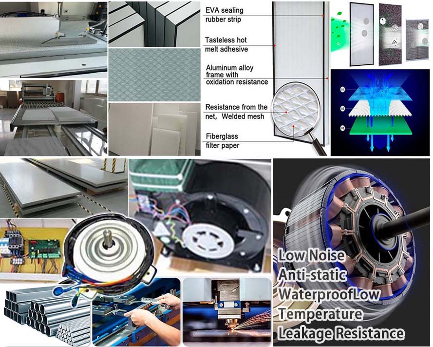 Medical Clean Room Fan Filter Unit 50Hz Streamlined Installation Process