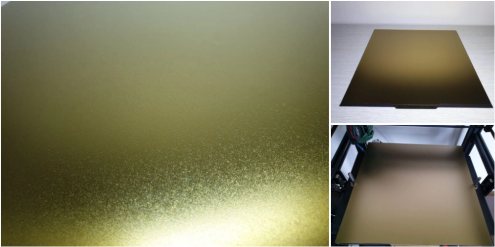 Flexible and Durable 3D Printer PEI Spring Steel Sheet Frosted Magnetic Base Included