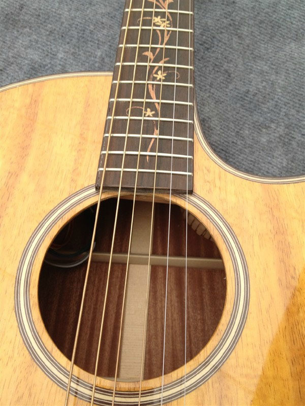 Free shipping import Tay k240 acoustic guitar with fishman101 EQ nature color