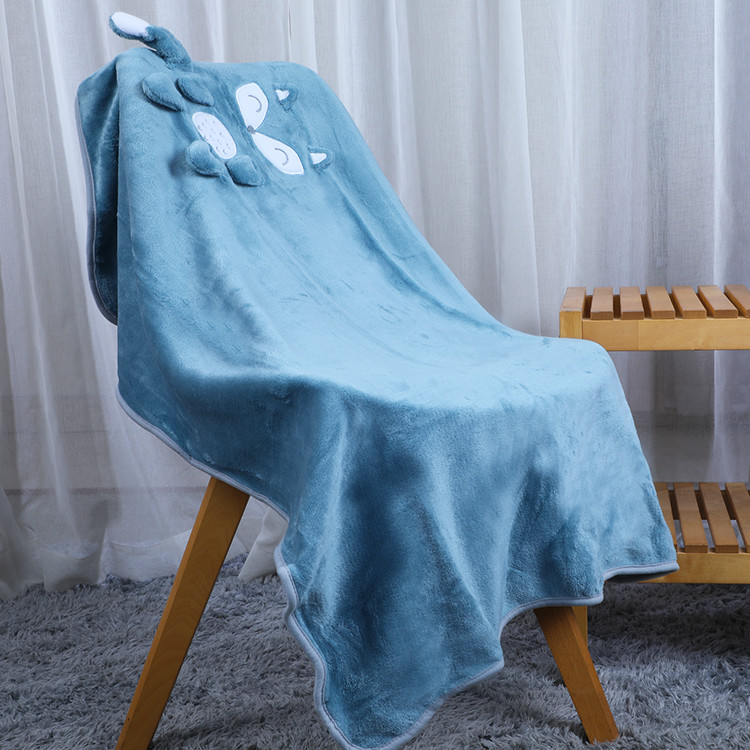 Fox Personalized Flannel Blanket Fluffy Kids Super Soft Flannel Fleece Blanket