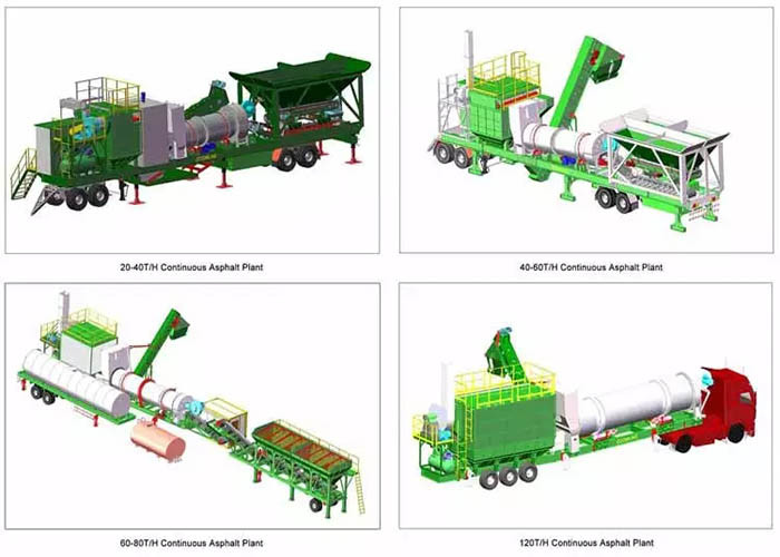 Energy Saving Asphalt Concrete Plant New Design Structure CE ISO EAC Approved