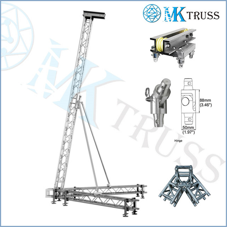 6M High Aluminum Stage Lighting Speaker Box Screw Truss Tower for Sporting Events